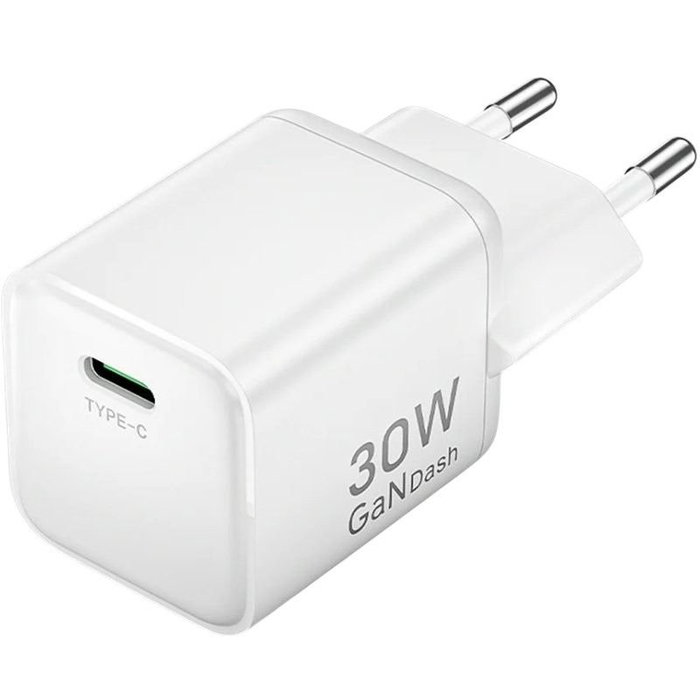 Vention Cargador de Pared GaN FCIW0-EU 30W USB-C Blanco Vention Cargador de Pared GaN FCIW0-EU 30W USB-C Blanco